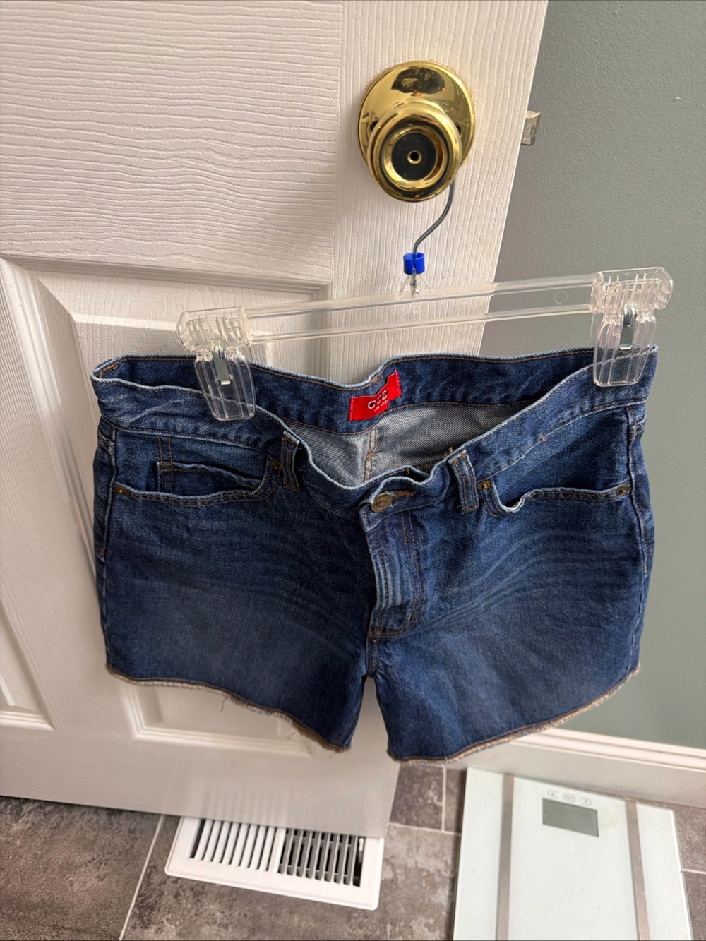 Y2K Guess Denim Waistband with Red Logo